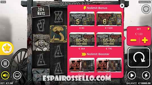 6. Nolimit Bonus Slot 777